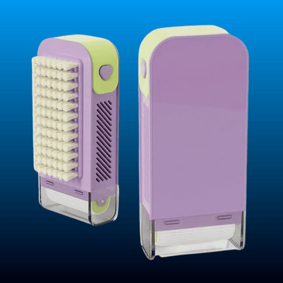 Soap Box with Built-In Scrub Brush