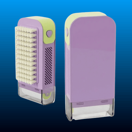 Soap Box with Built-In Scrub Brush