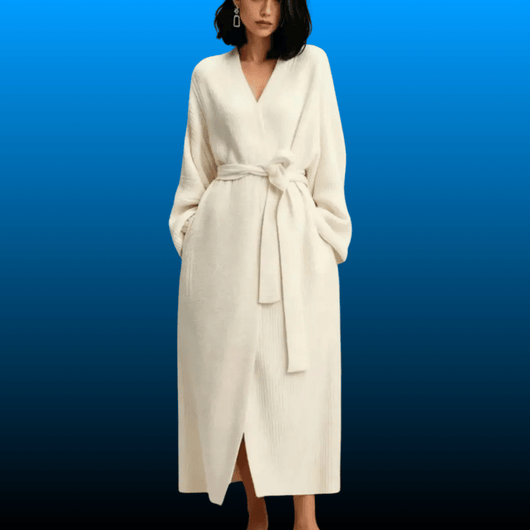 Double Sided Fleece Wrap Robe