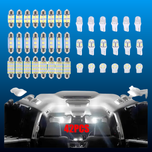 42 Pcs Interior Car Lights