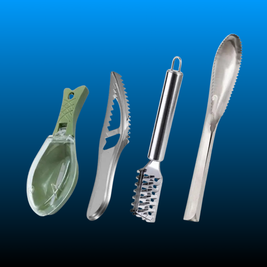 Stainless Steel Fish Scale Remover Tool Kit