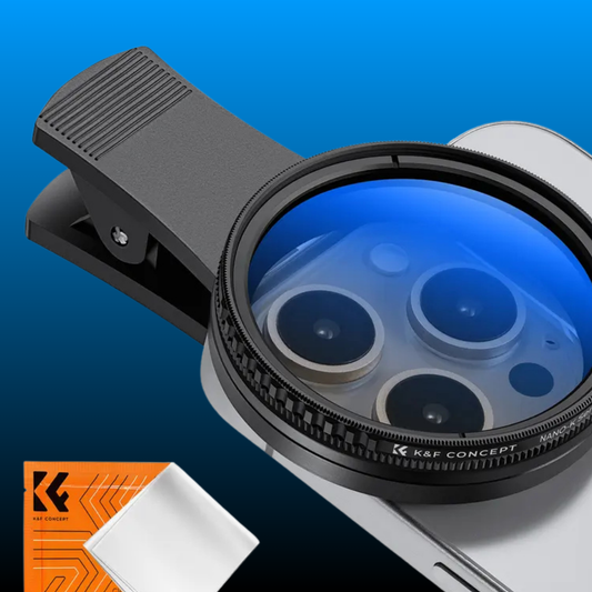 52mm Clip-on CPL Cellphone Lens Filter Kit