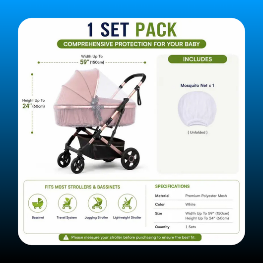 Universal Baby Stroller Mosquito Net