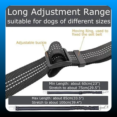2 Packs Pet Seat Belts