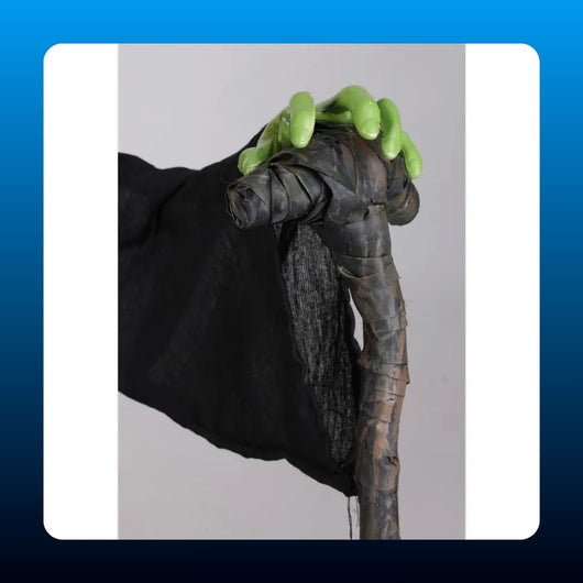 Animatronic Seated Cackling Witch Prop