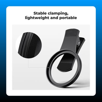52mm Clip-on CPL Cellphone Lens Filter Kit