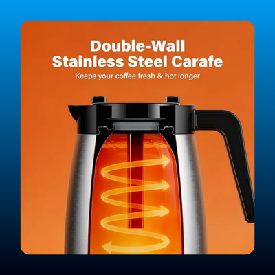 Single Serve and Carafe Coffee Maker