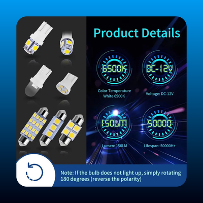 42 Pcs Interior Car Lights