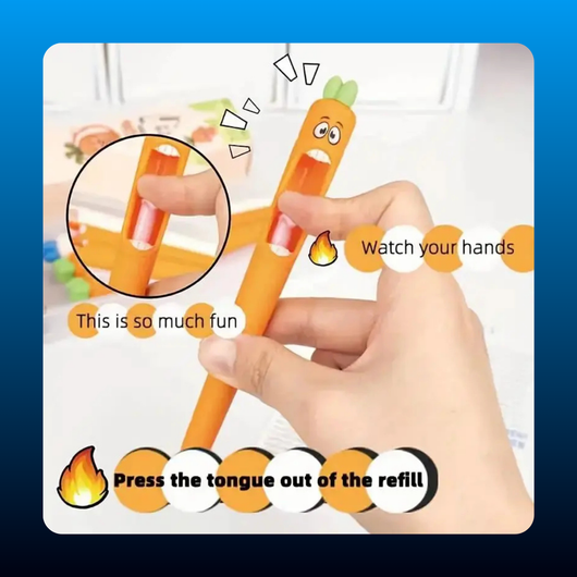 Cute Carrot Design Gel Pen