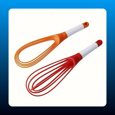 2-in-1 Collapsible Balloon and Flat Whisk