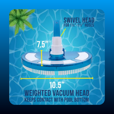 Weighted Pool Vacuum Head