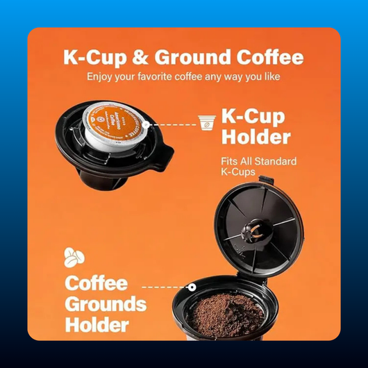 Single Serve and Carafe Coffee Maker