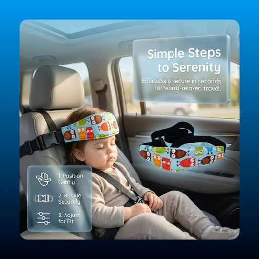 Cartoon Car Headrest Support Strap