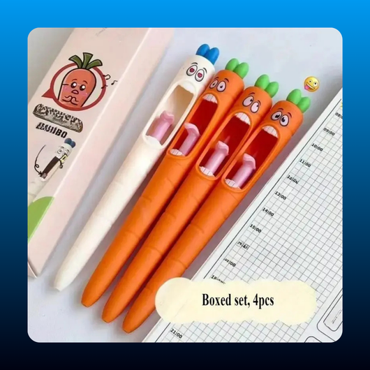 Cute Carrot Design Gel Pen
