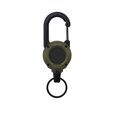 3 In 1 Retractable Pull Reel Carabiner Keychain