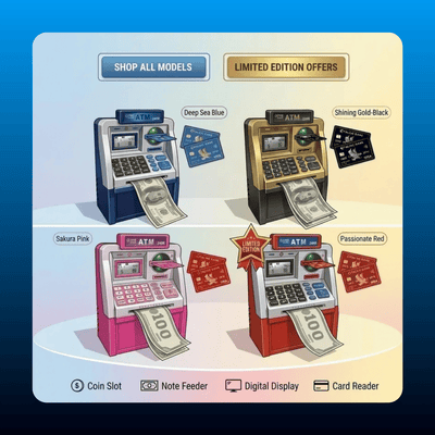 Electronic ATM Savings Piggy Bank