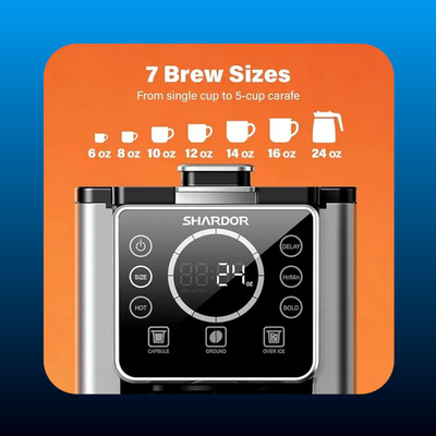 Single Serve and Carafe Coffee Maker