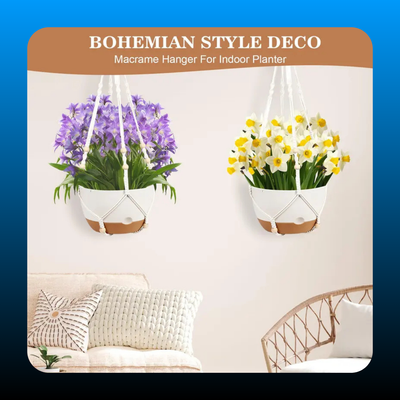 3 Pack Hanging Planters for Indoor Plants