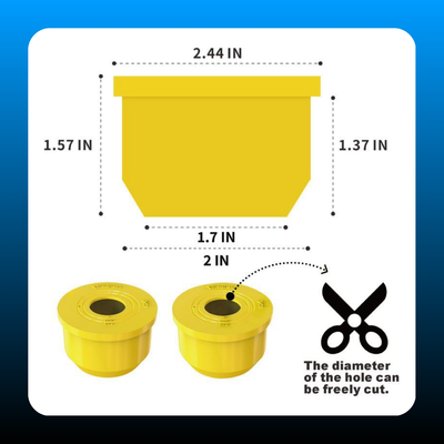 Silicone Washing Machine Drain Plug (2 Pack)