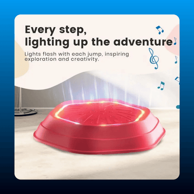Light-Up Musical Stepping Stones, 5 Pack