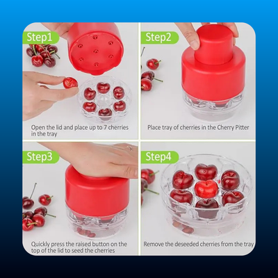 7 Holes Multi Cherry Pitter Tool