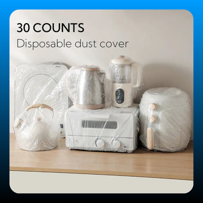 Clear Disposable Dust Cover (30 Pack)