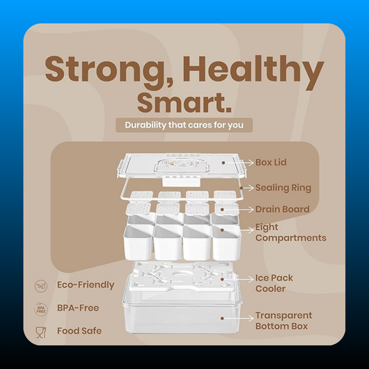 Chilled Prep & Storage Station Container