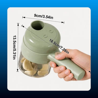 4-in-1 Handheld Electric Food Chopper