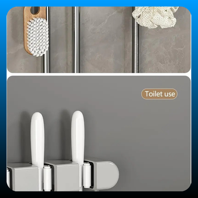 Multifunctional Mop Holder with Hook