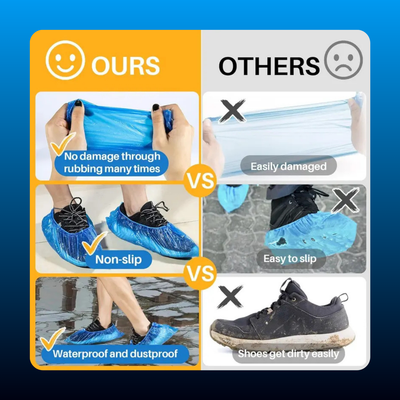 60 Pack (30 Pairs) Shoe Covers