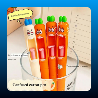 Cute Carrot Design Gel Pen
