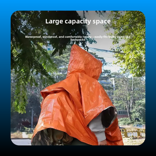 Emergency Outdoor Raincoat
