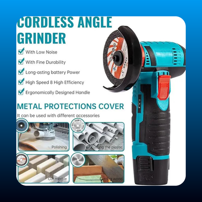 Cordless Mini Brushless Angle Grinder Kit
