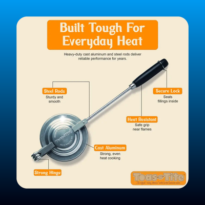 Handheld Pie Iron Sandwich Maker