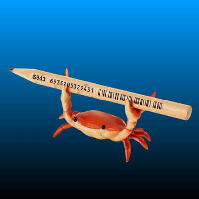 Realistic Crab-Shaped Pen Holder