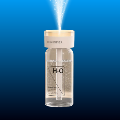 Mini Portable Cool Mist Humidifier with 7-Color Night Light
