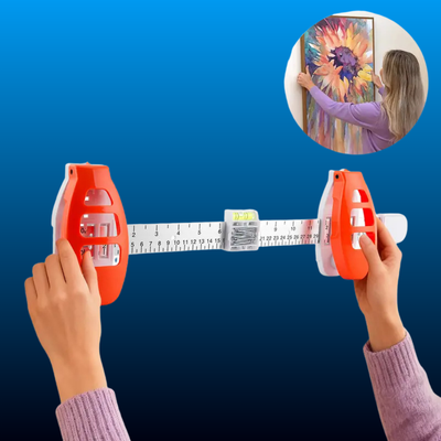 Picture-Hanging Kit with Built-In Level and Ruler