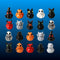 Mini Halloween Resin Ducks (40 Pack)
