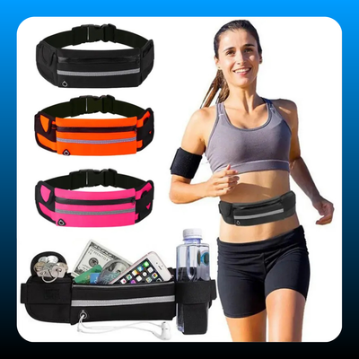 Adjustable Running Belt Pouch (3 Pack)