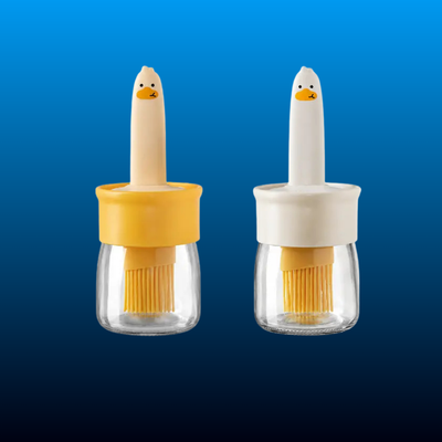 Cute Duck Shaped Silicone Oil Brush