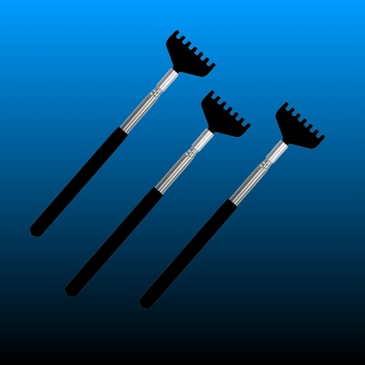 3 Pack Extendable Adjustable Back Scratcher