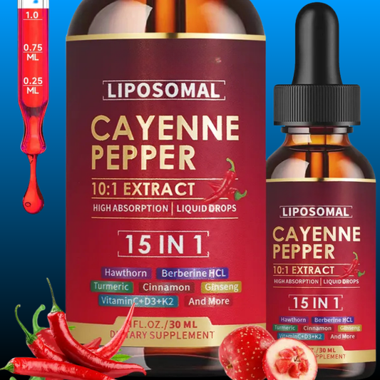 Liposomal Cayenne Pepper Drops