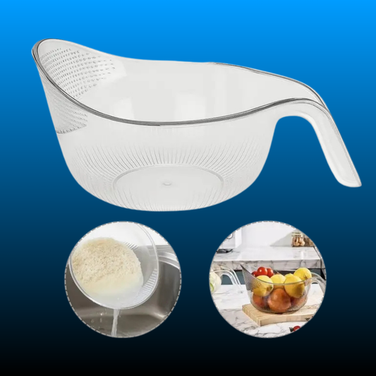 Multifunctional Rice Strainer with Handle