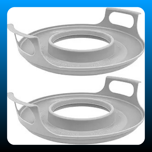 No Burn Microwave Bowl Holder Tray with Handles