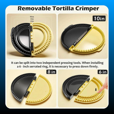 3-in-1 Tortilla Sealer and Quesadilla Maker