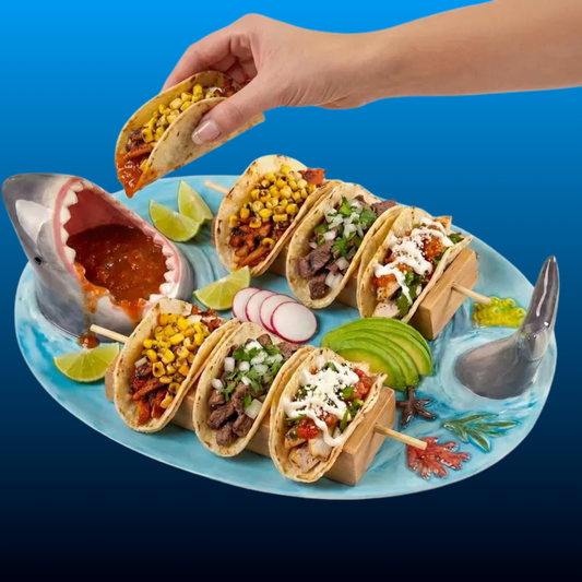 Shark Taco Holder Serving Plate