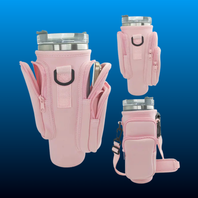 Adjustable Crossbody Strap Portable Water Bottle