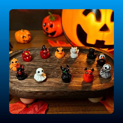 Mini Halloween Resin Ducks (40 Pack)