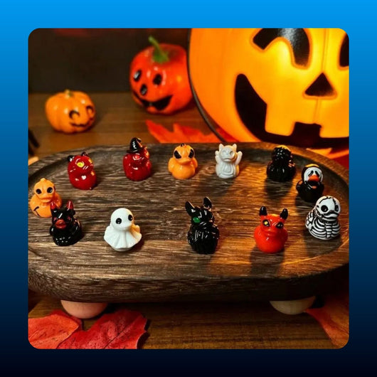 Mini Halloween Resin Ducks (40 Pack)