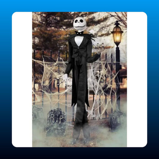 Animatronic Skeleton Figure in Suit Prop